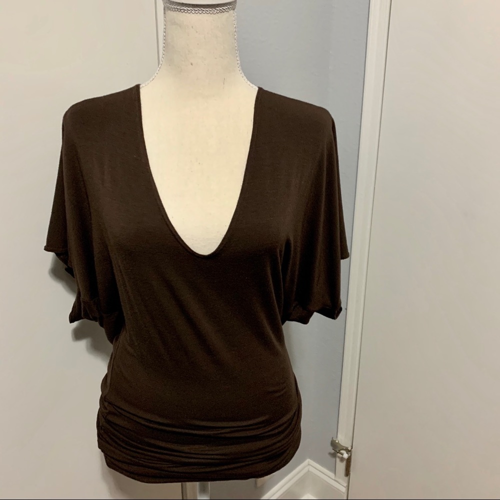 Farron Elizabeth Chocolate Brown Tunic